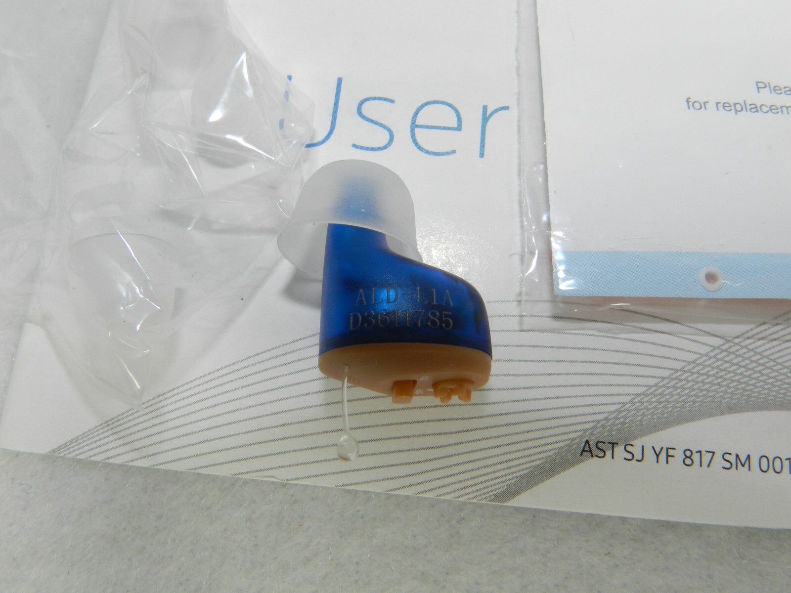 1 Pair Digital Hearing Aids Invisible In-Ear Enhancer Voice Sound Amplifier