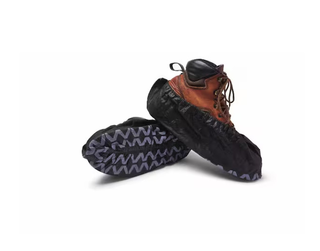 Venom Steel Easy On Boot & Shoe Covers One Size Black Disposable Polyester