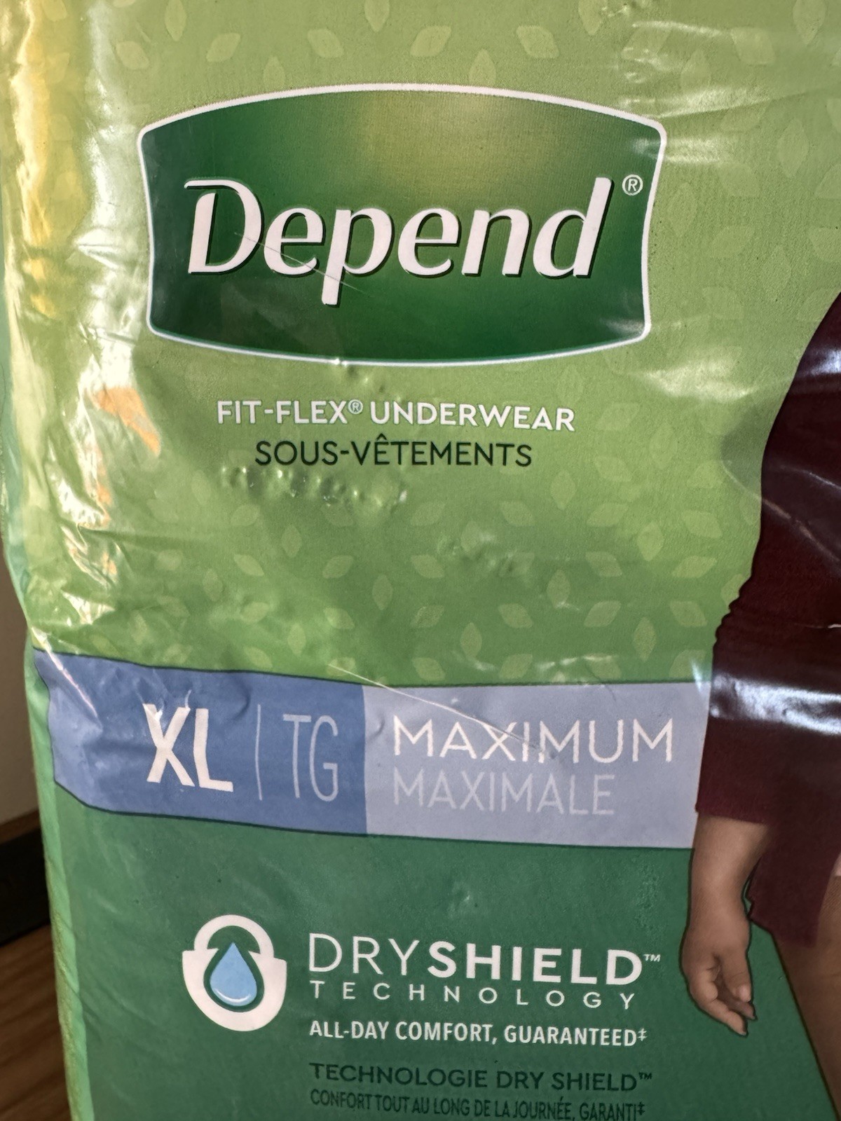 Depend Women’s FIT-FLEX Underwear 26 Count Maximum Absorbency Size XL