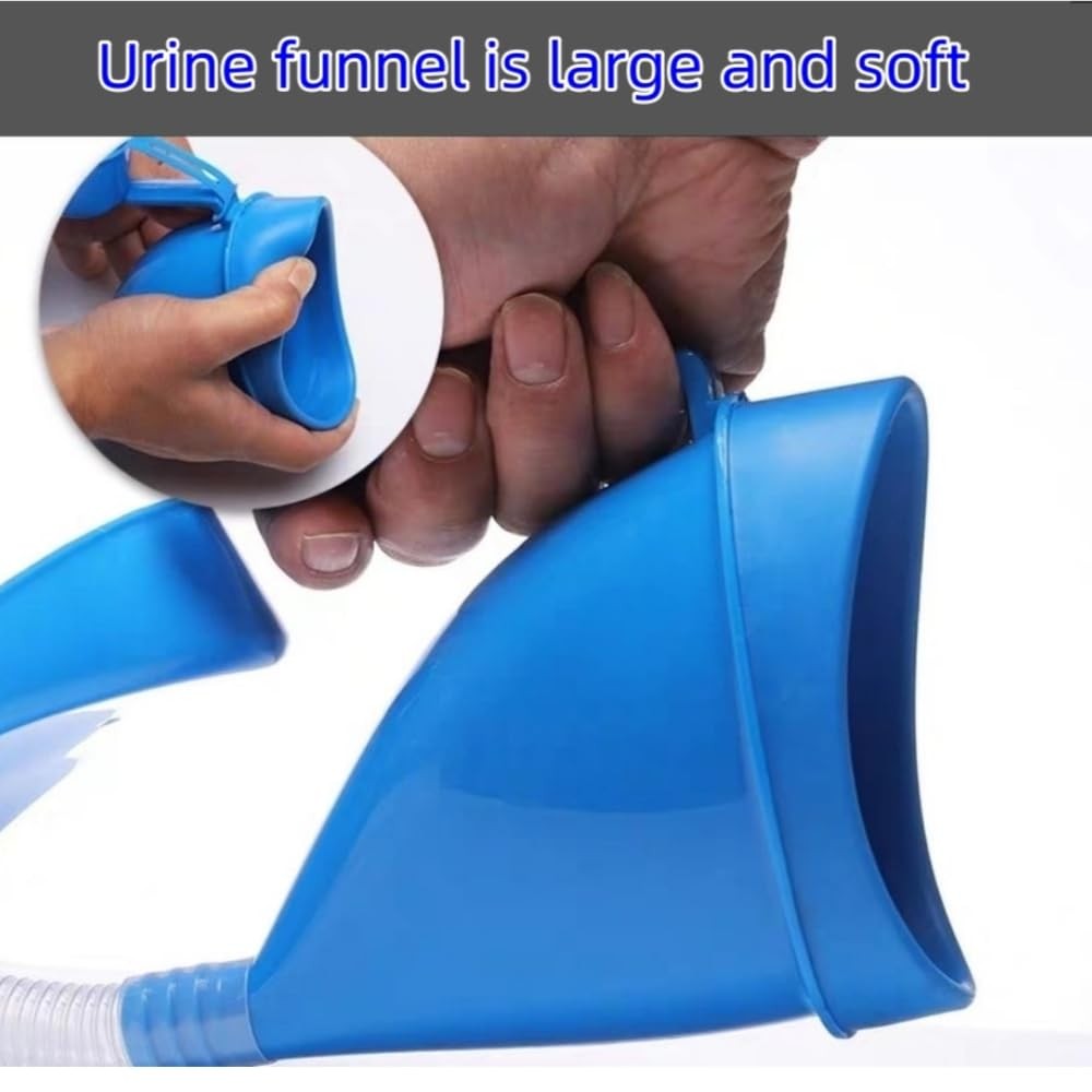 Unisex Female or Male Bed Urinal,YUMSUM Universal Potty Pee Bottle Collector Tra