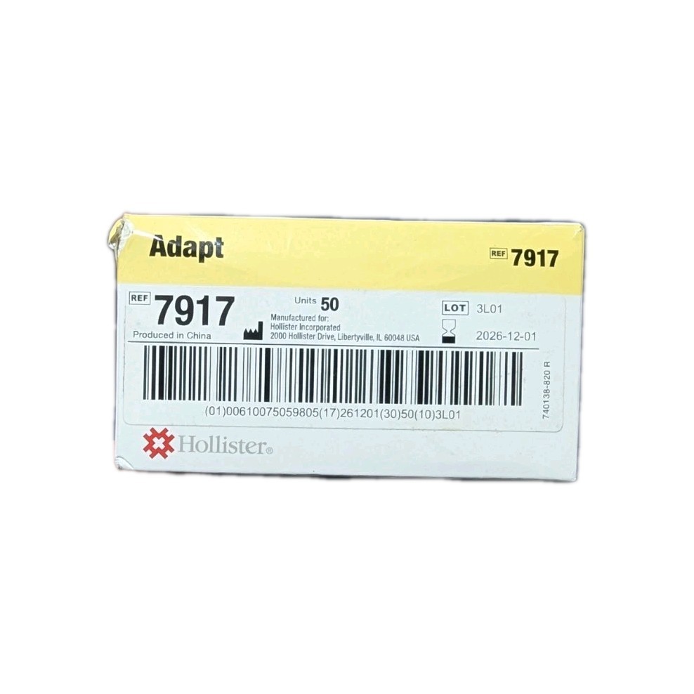 Adapt No Sting Skin Barrier Wipe NonSterile 50 per Box 7917