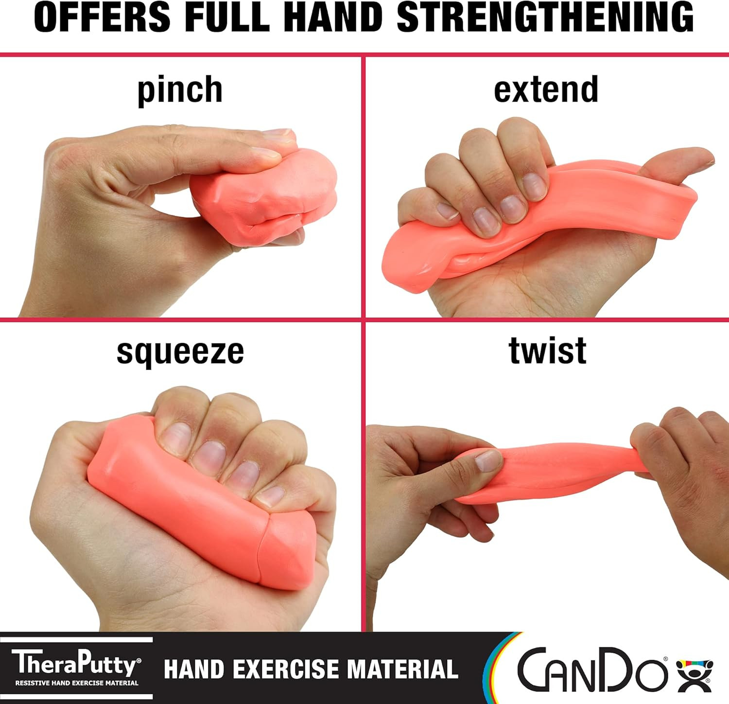 Theraputty Standard Hand Exercise Putty 2-Ounce 10-0901