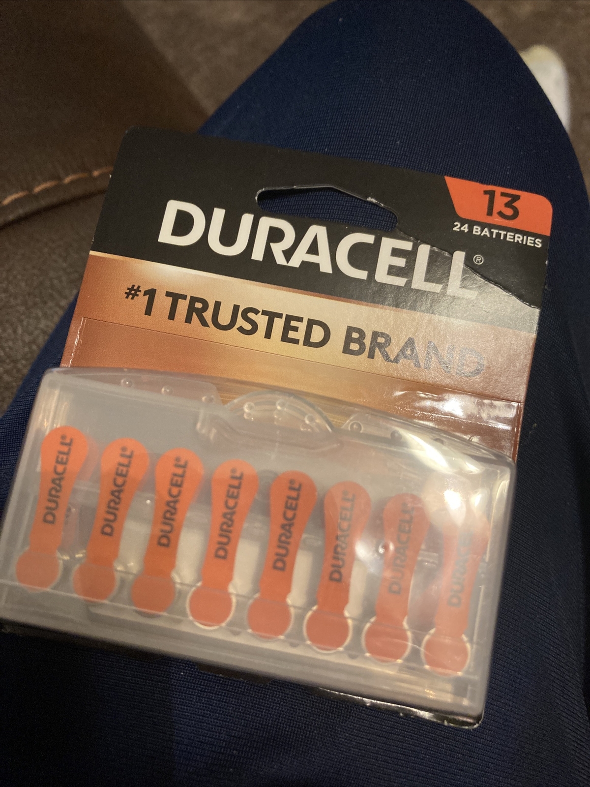 Duracell Hearing Aid Batteries Size 13 New 24 pack DA13B24ZM Best Before 3/2024