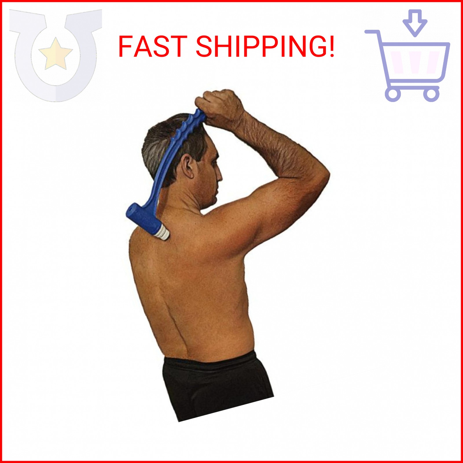 THAT BARR The “Original” Back Assist Roller Reacher. Compatible with Biofreeze a