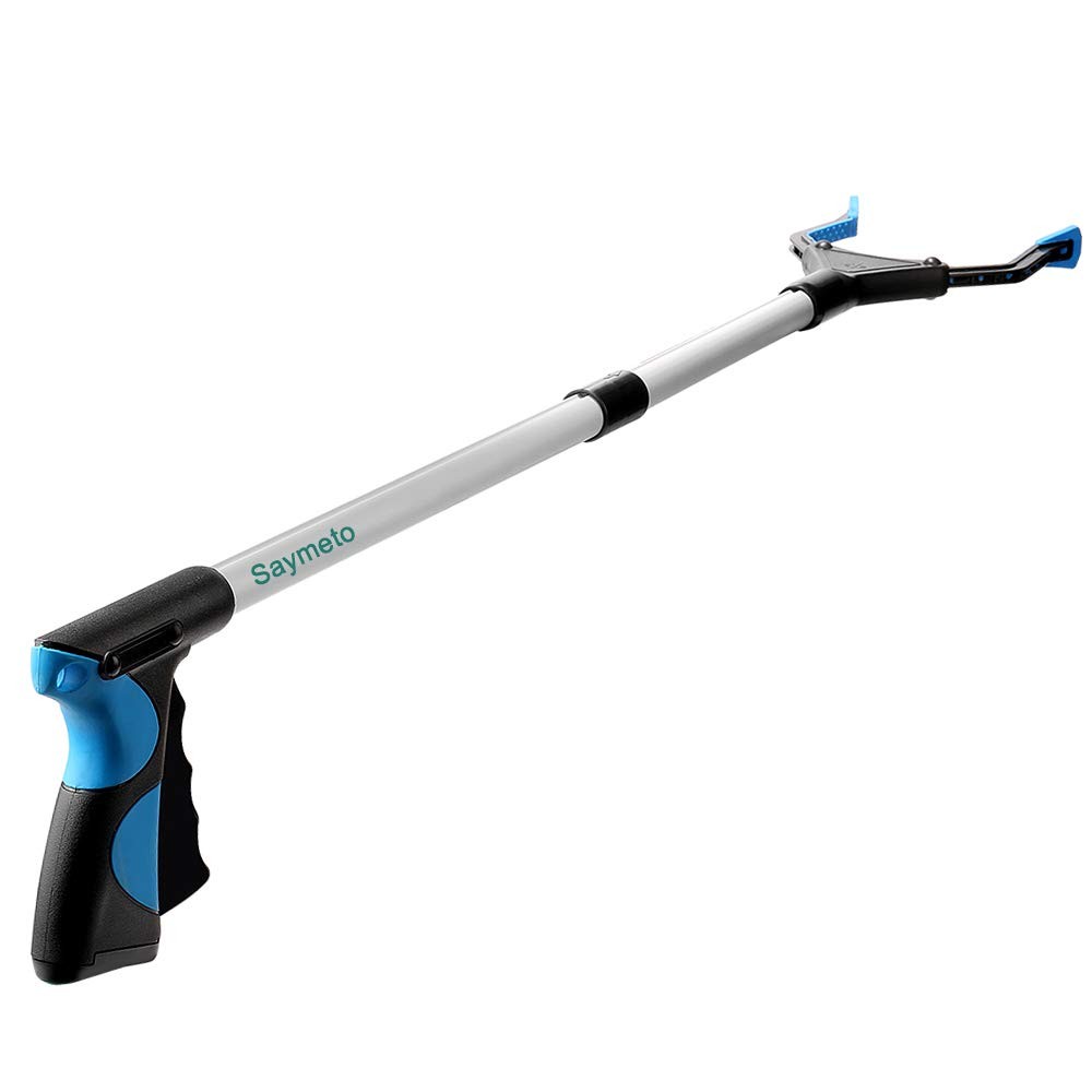 Grabber Reacher Tool, 32″ Foldable Picker Upper 32 Inch (Pack of 1), Metallic