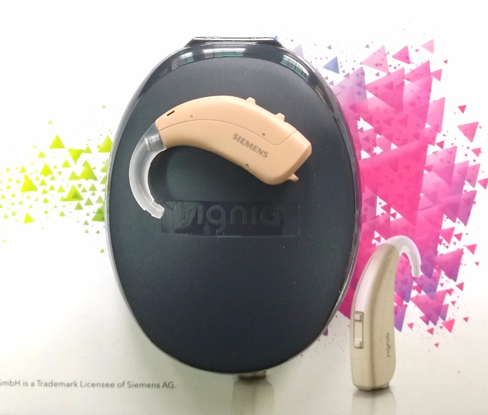 New Siemens Signia hearing aids Run P/SP 8 Channel severe to profound loss