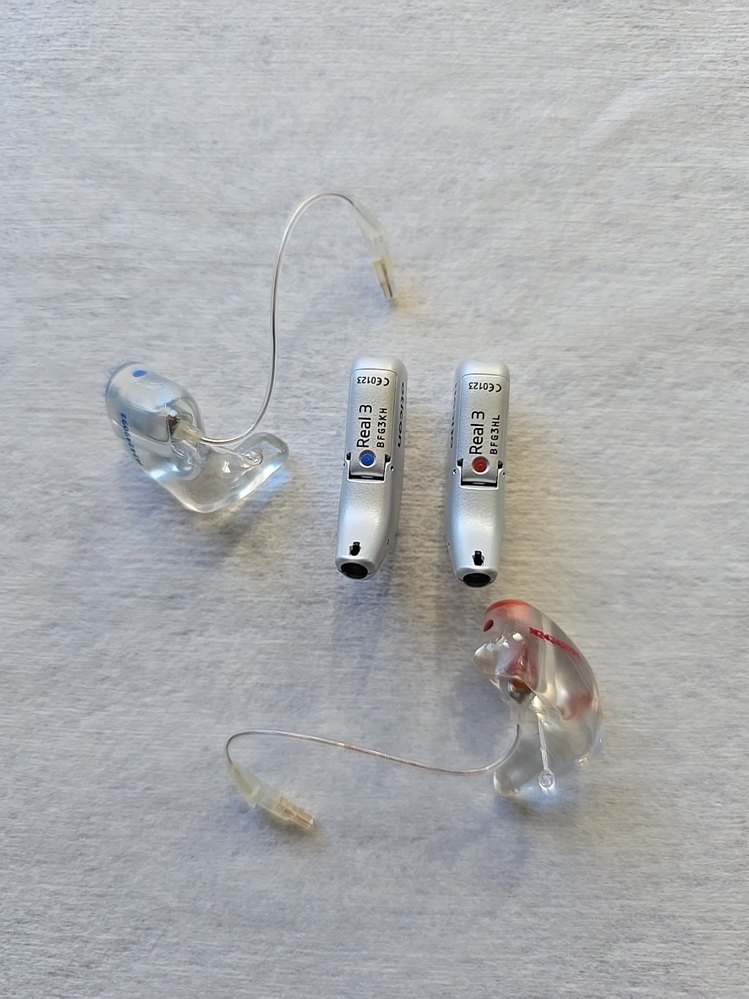 2X_ REAL 3 miniRITE-R DIGITAL HEARING AIDS/ MILD TO SEVERE HEARING LOSSES.