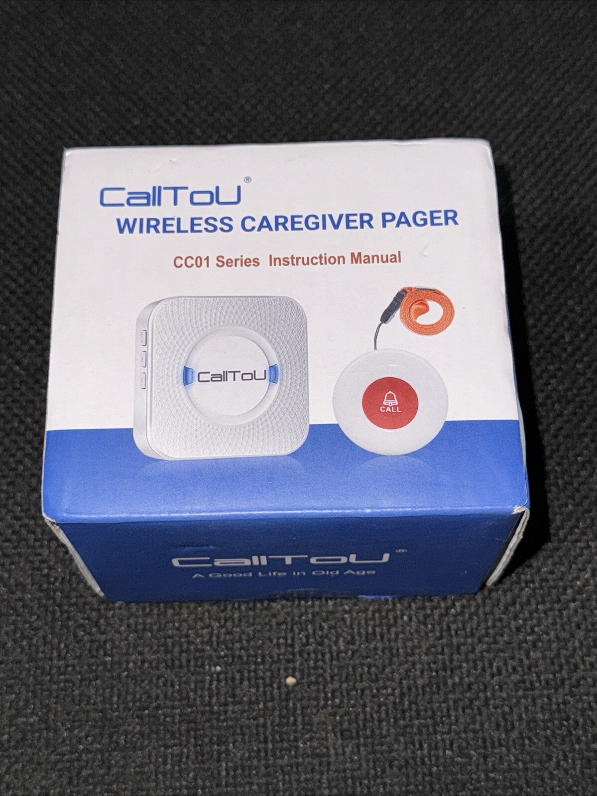 CallToU Wireless caregiver pager chime and call button Brand New Sealed Box