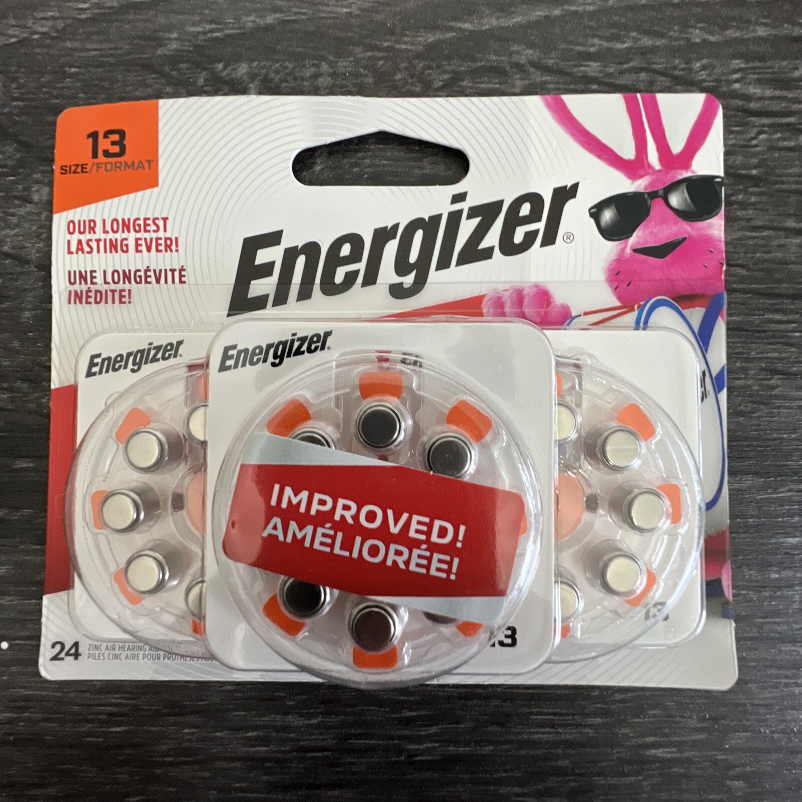 Energizer Zinc Air Hearing Aid Batteries Size13 AZ13DP-24 Exp 11/2024 Or Later