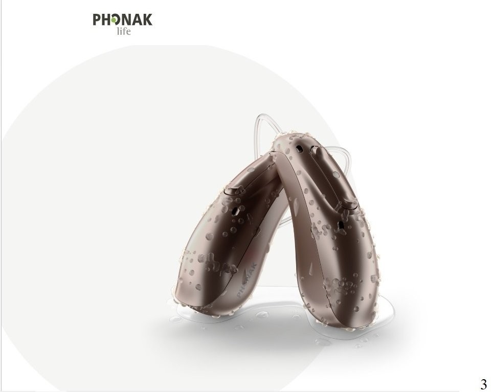 Infinio i30 Waterproof Hearing Aids + Phonak dryer + 2 chargers + Pocket Remote