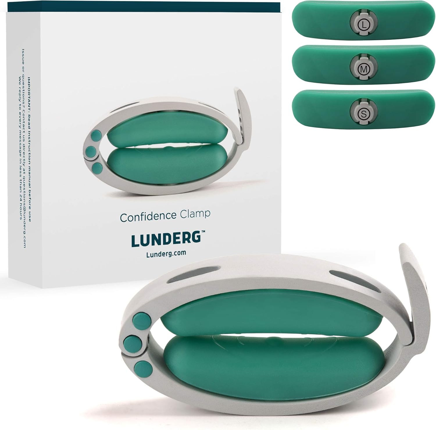 LUNDERG Confidence Clamp – the Original Incontinence Clamp for Men with 3 Remova