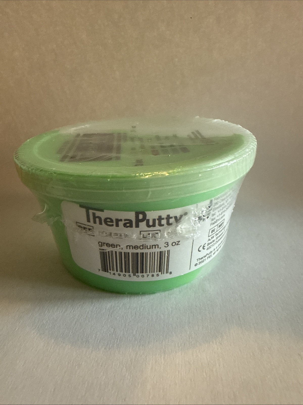TheraPutty Green Medium Resistance Hand Therapy Putty 3 oz – New Sealed