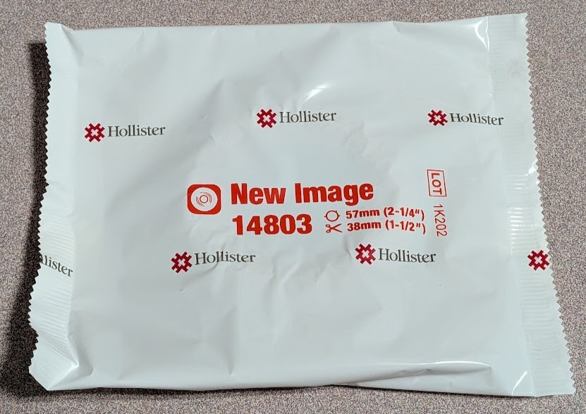 Hollister 14803 2-Pc Ostomy Skin Barrier, Convex, Tape 2 1/4” (57mm) – 5/Box