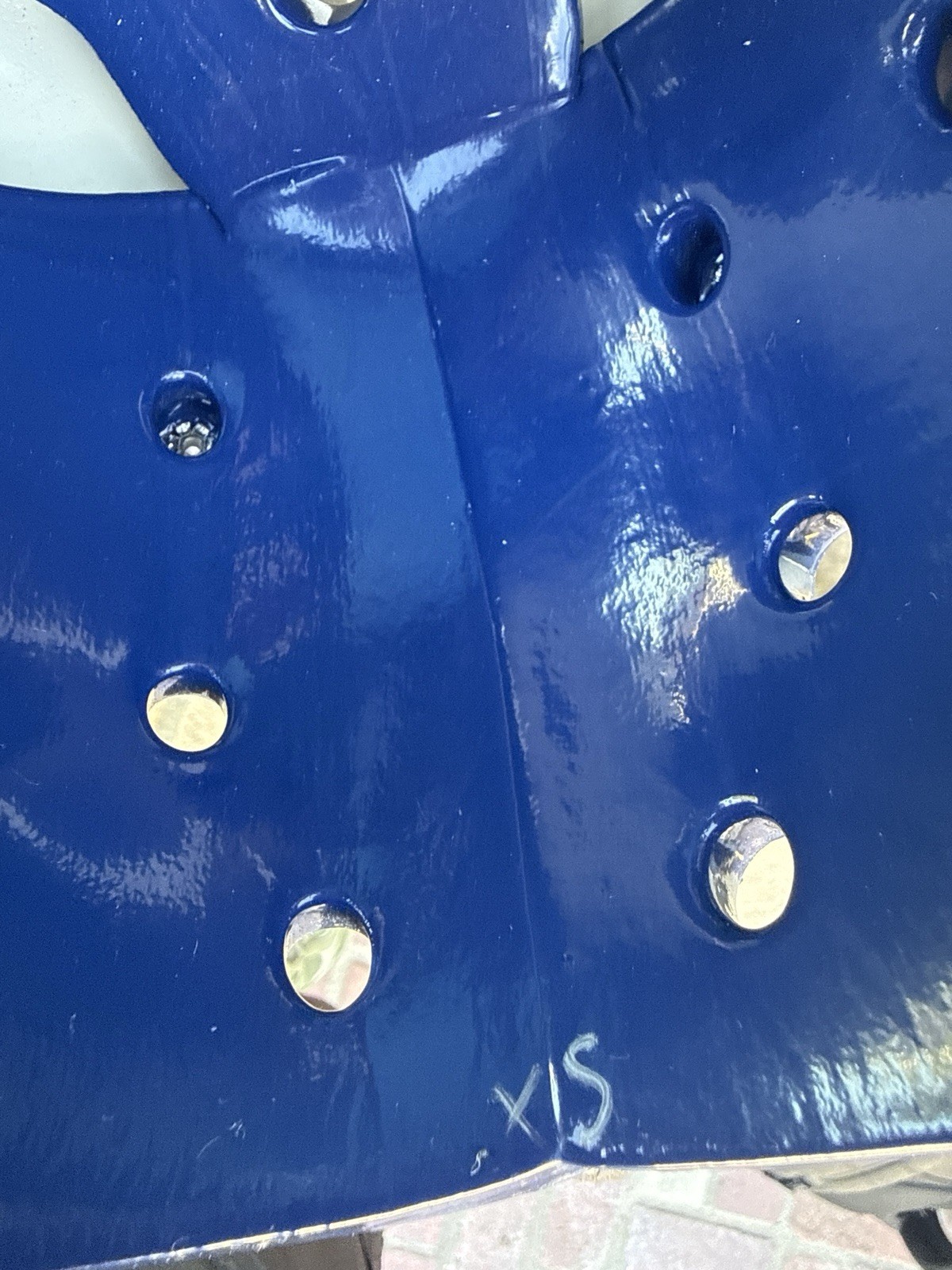 Danmar Products Hard Shell Helmet Size XS W/ Blue Liner Chin Strap