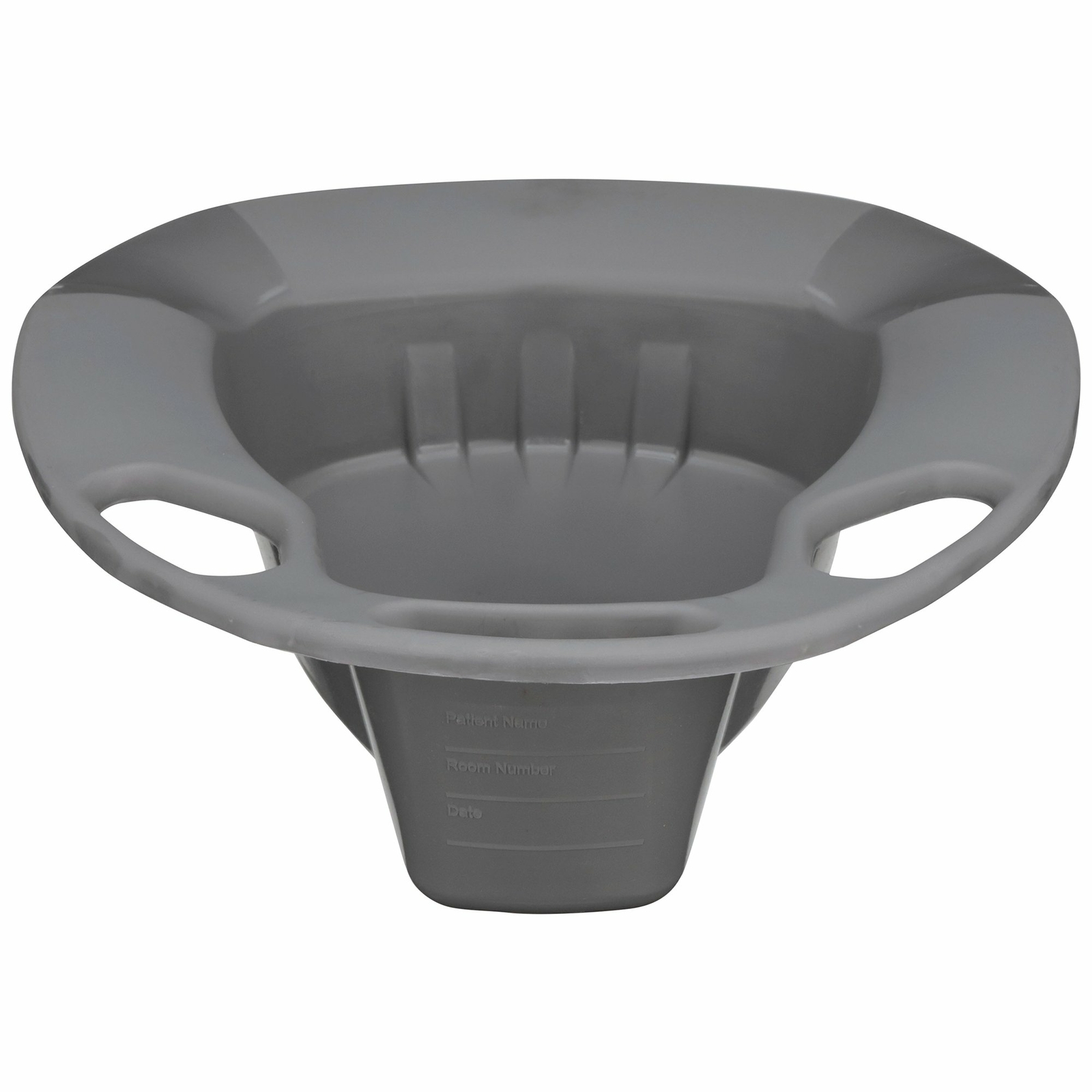 McKesson Stackable Bedpan 15″ Graphite 250 lbs Weight Capacity 1 Each 56-80245