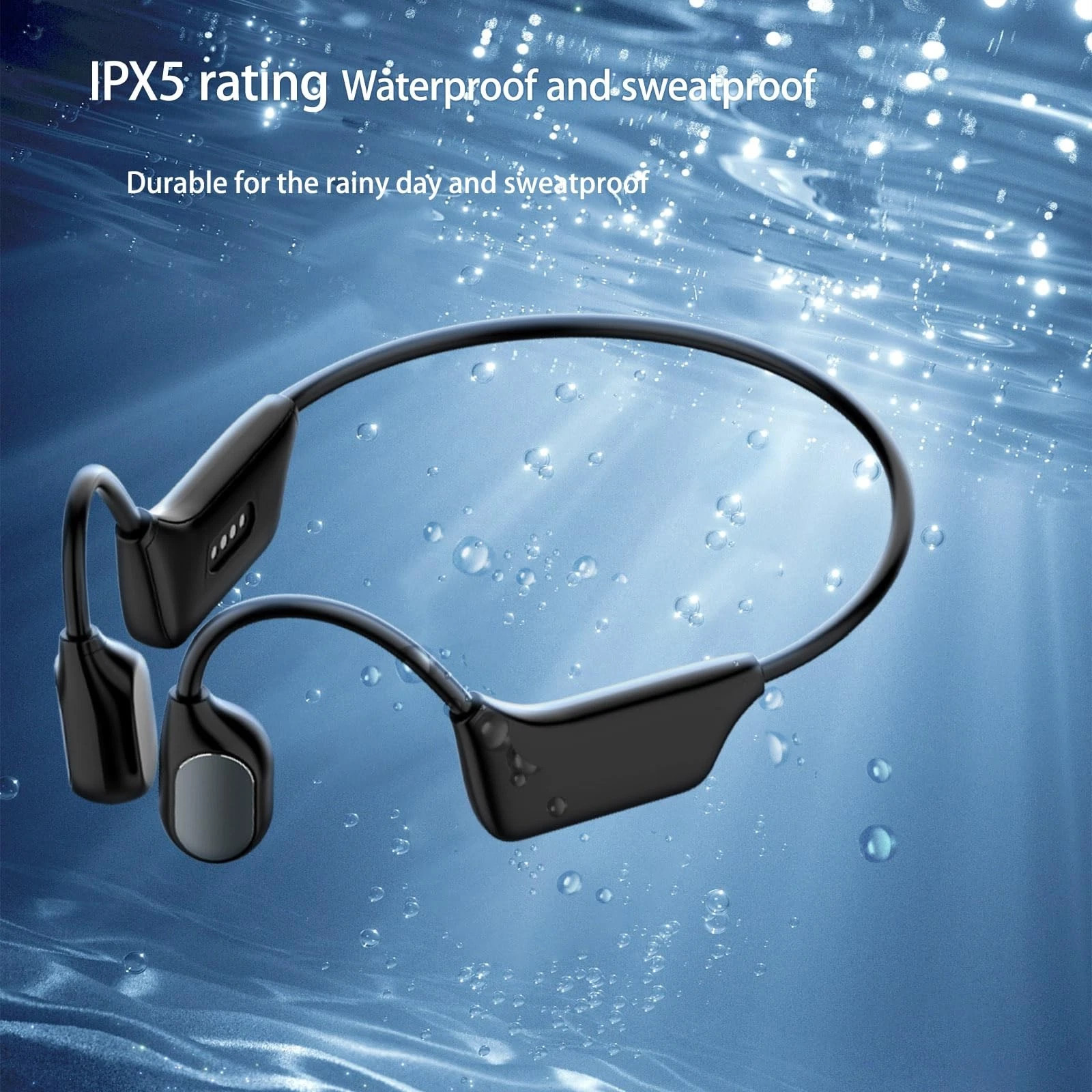 Bone Conduction Hearing Aids Hearing Wireless Open Ear Bluetooth 5.3 Earphones