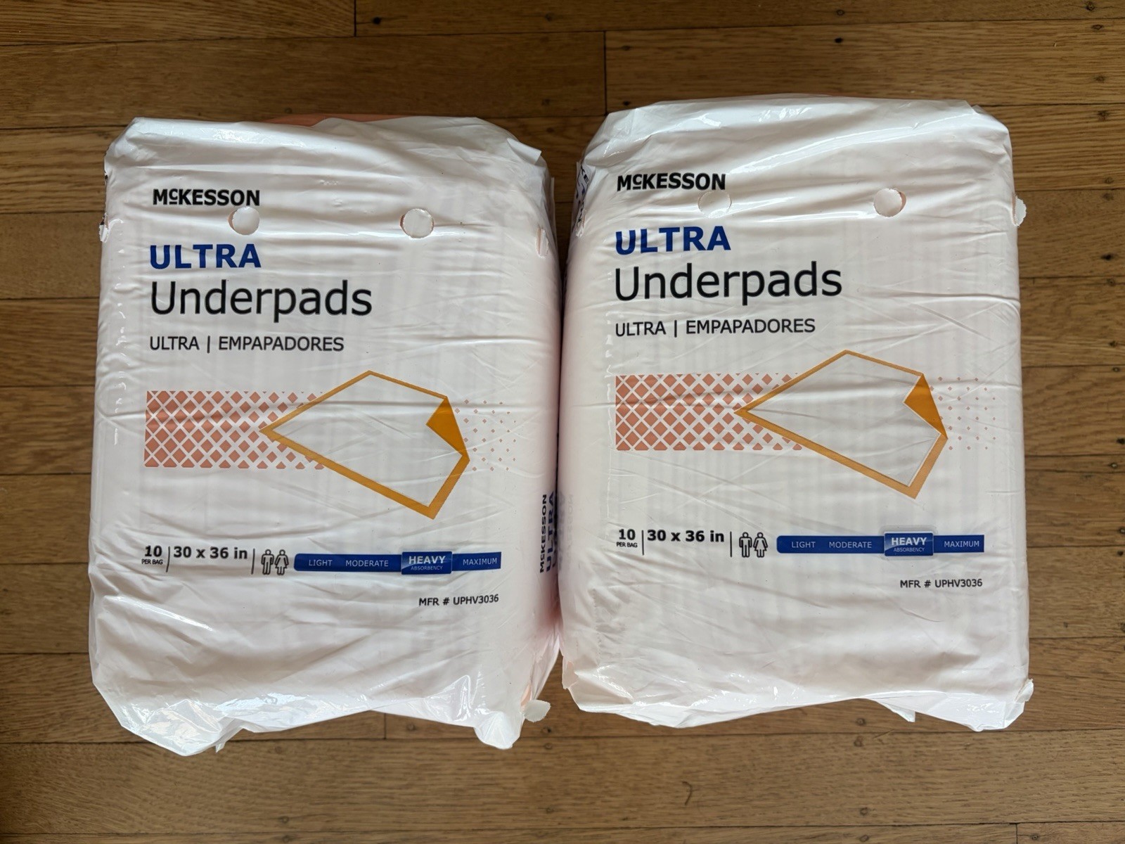 60 McKesson Ultra Heavy Absorbency Adult Disposable Underpads 30 X 36 In