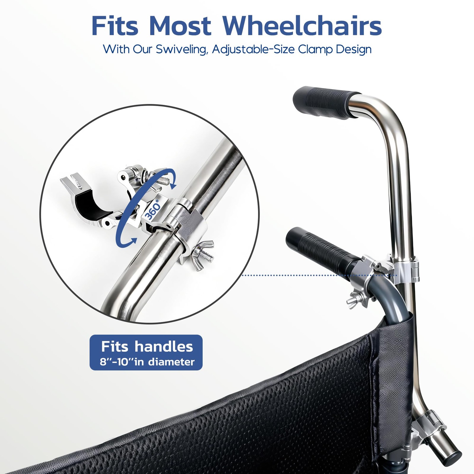 Medamoc Wheelchair Handle Extenders Push Wheelchairs Extension Handles