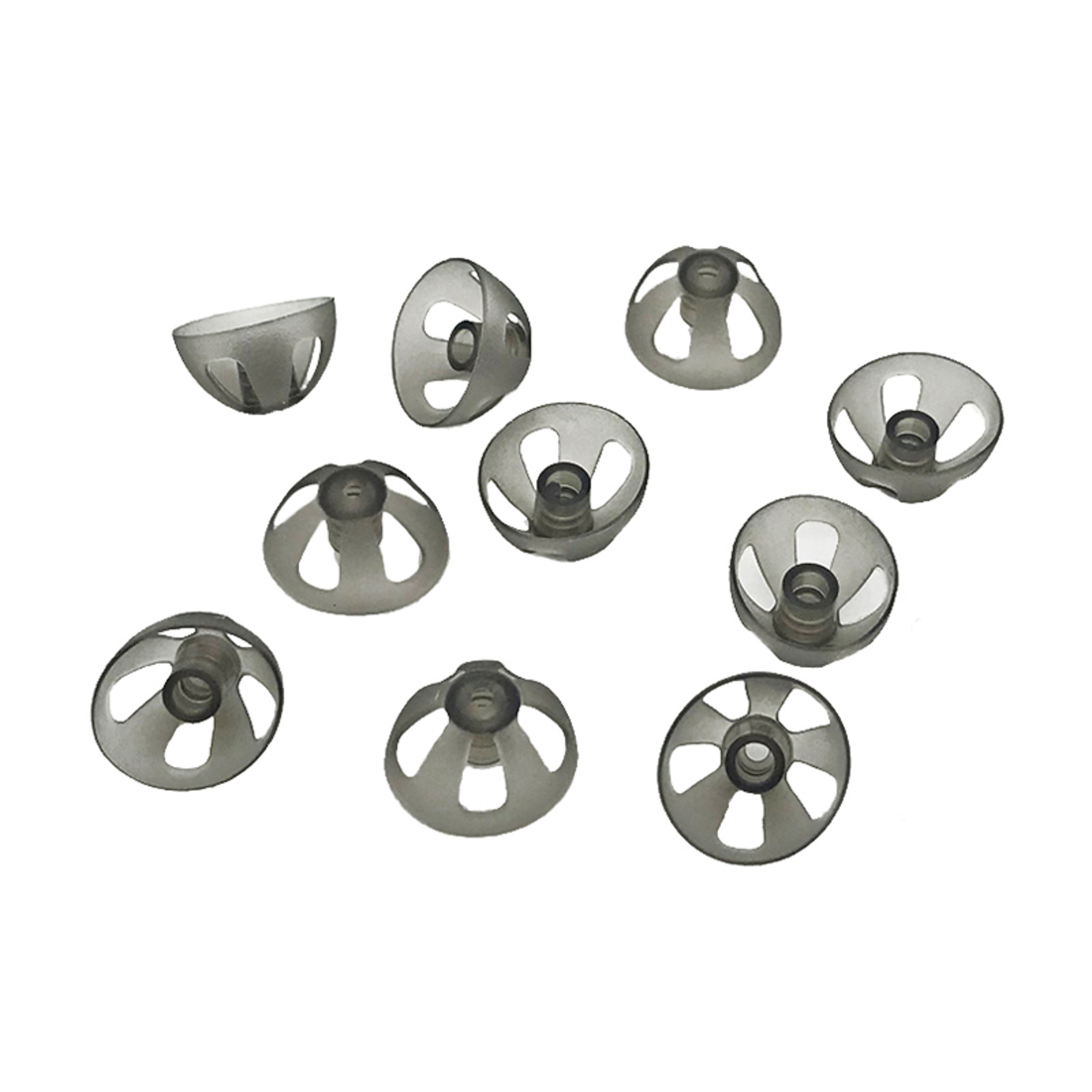 1 Open EWANTO Dome Open Silicone Hearing Aid Shield (10mm) 1pc