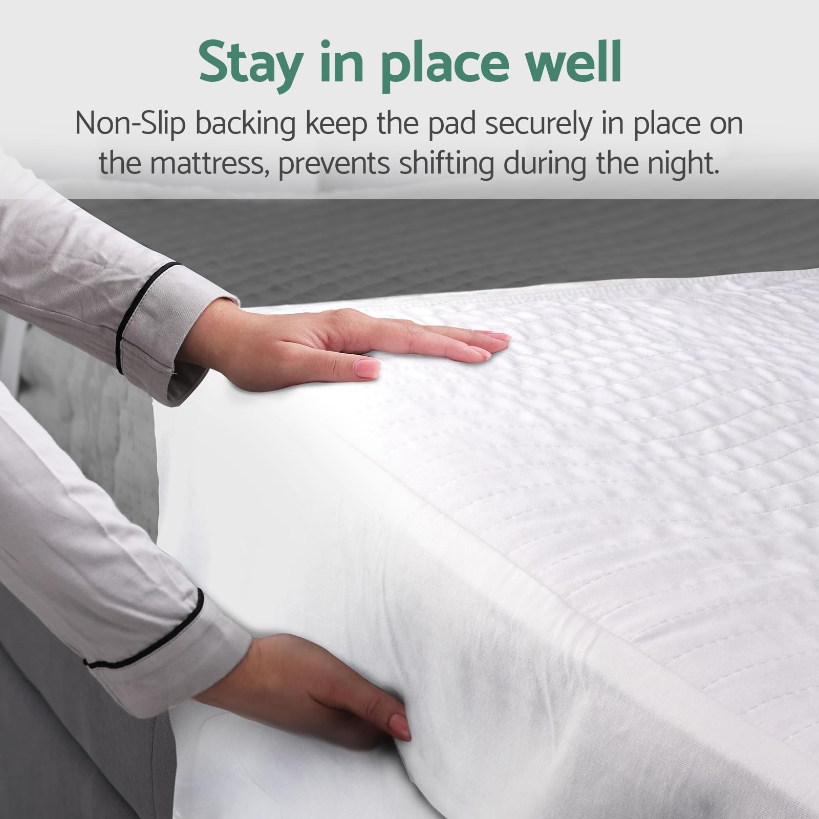 Waterproof Bed Pads Incontinence 60×36 Inch Queen Washable Reusable Kids
