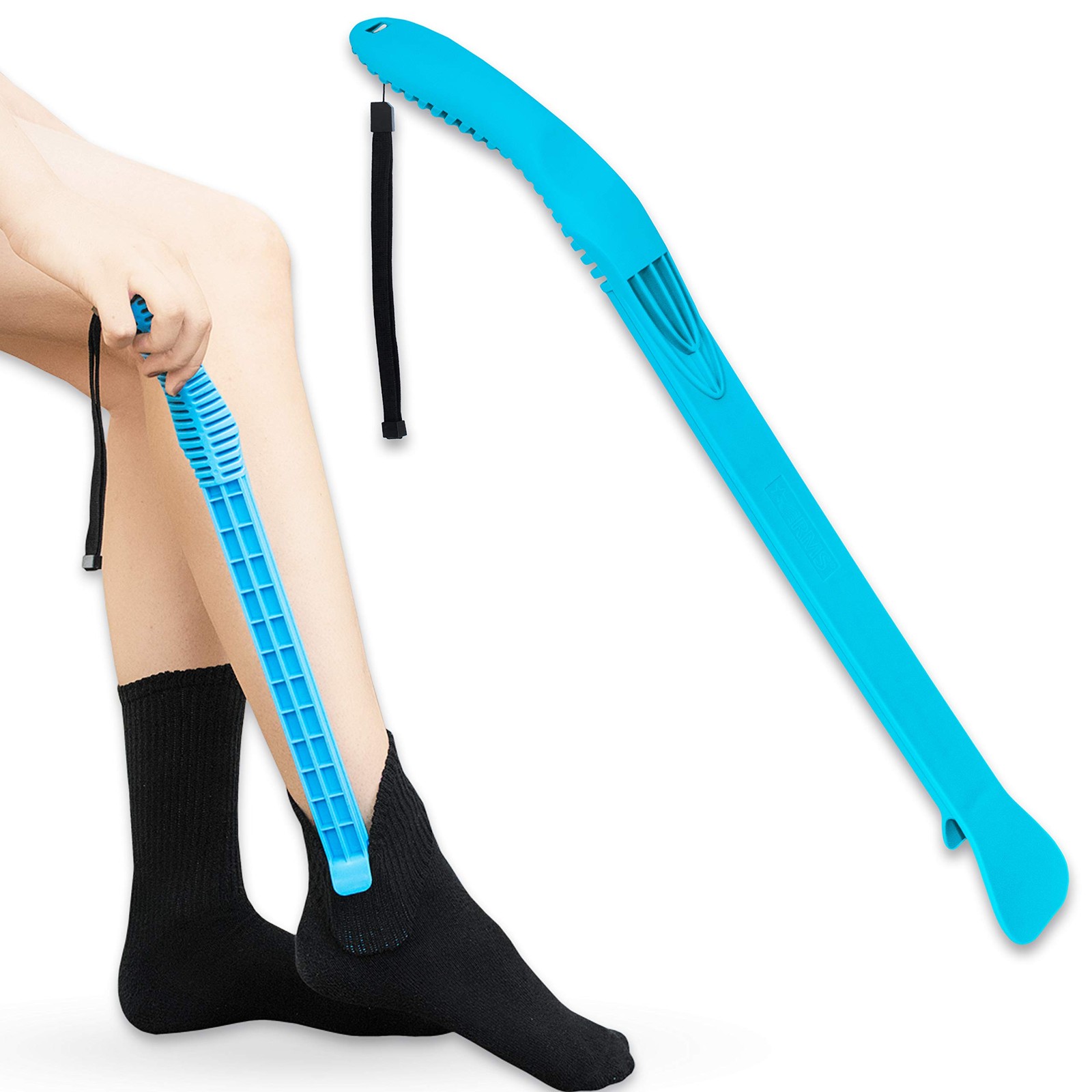 RMS Compression Stocking or Sock Aid for Removing 1.4 Foot (Pack of 1), Blue