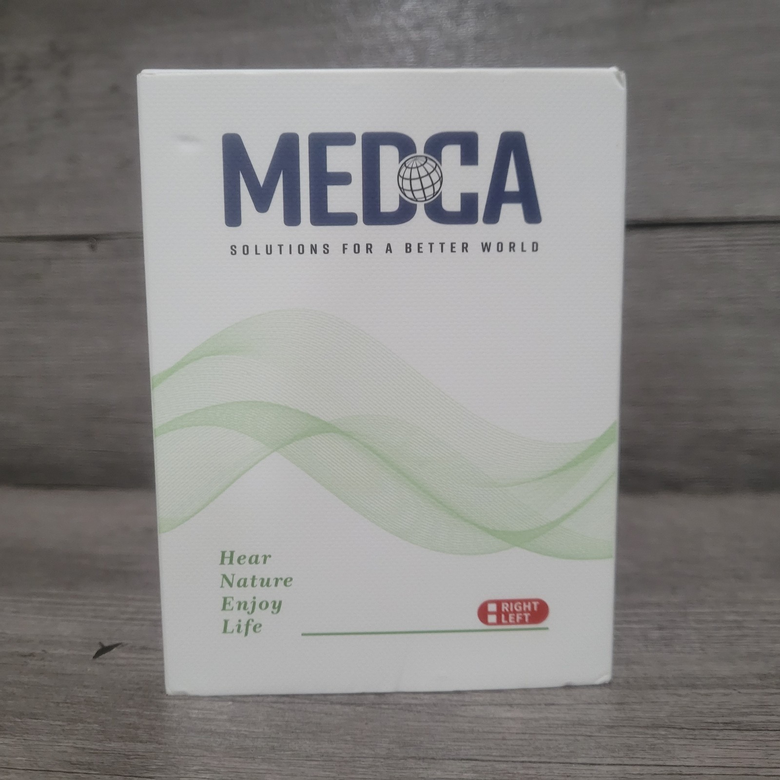 Medca mz-21 premium digital hearing amplifier 910 Pair Red Blue