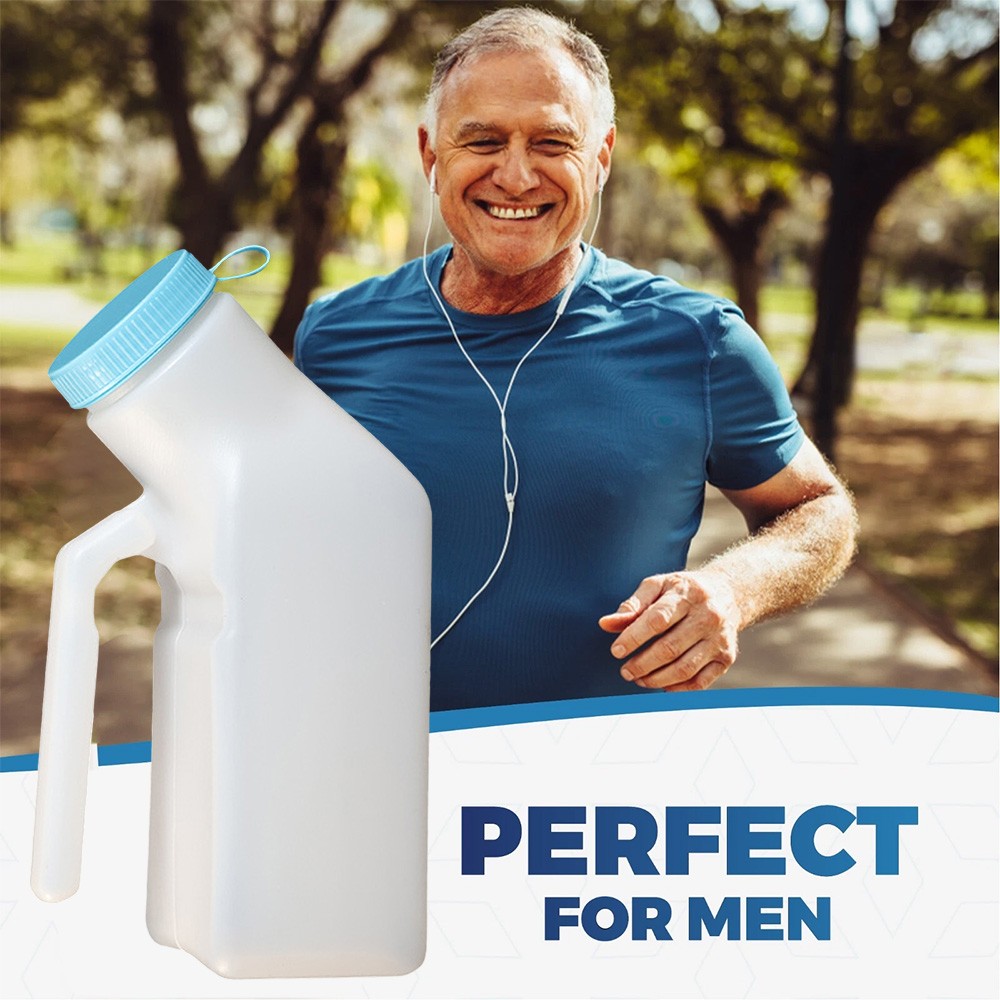 Male Urinals Urine Bottle for Men Portable Travel Pee Bottles Spill Proof Urinar