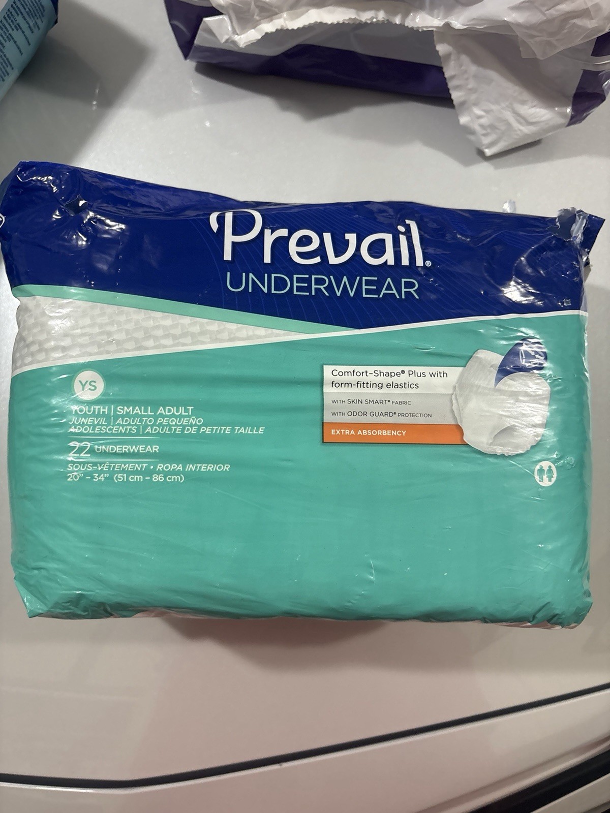 Prevail Youth Small Underwear – 22 Count