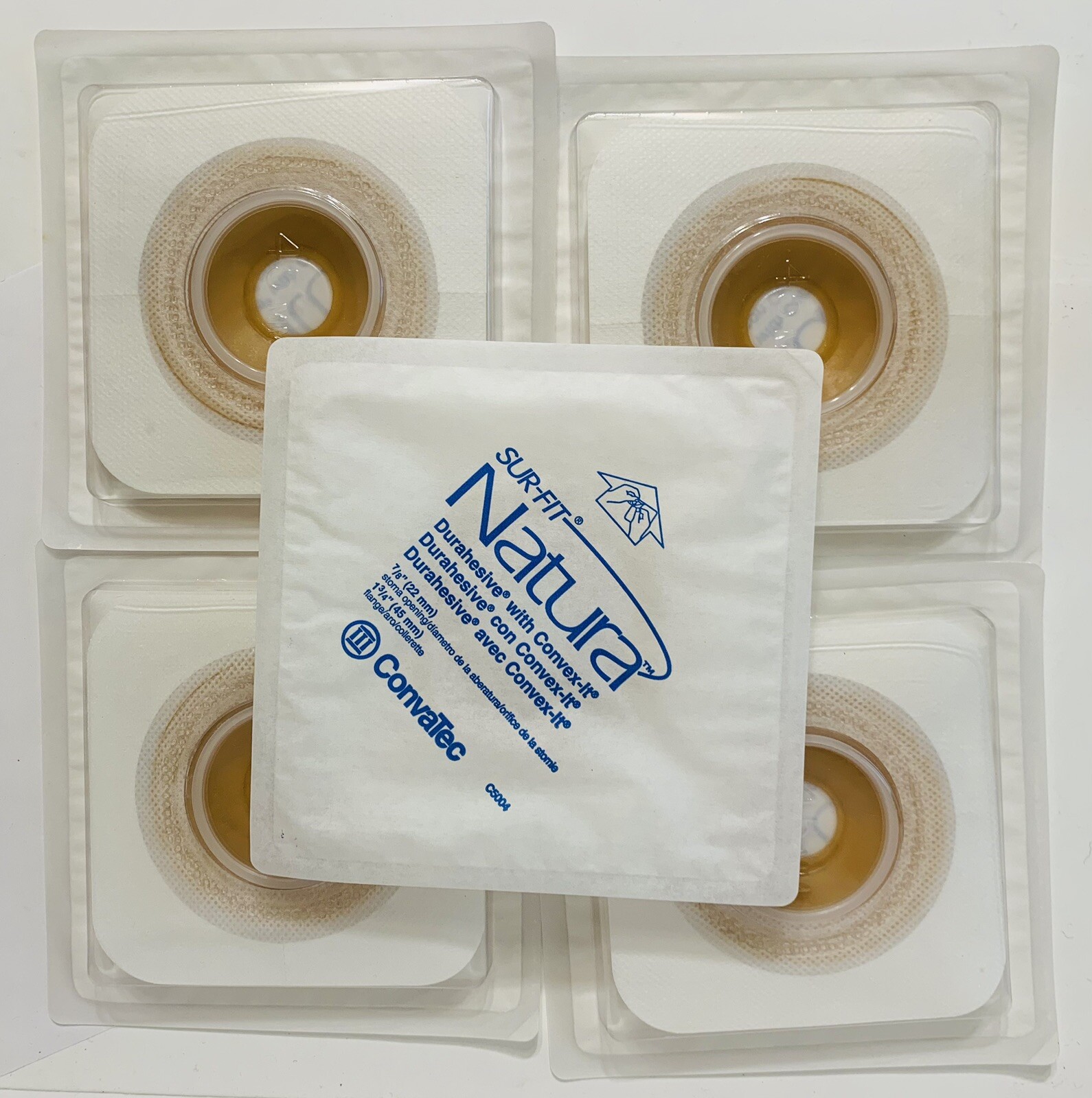 5 Ct Convatec 413180 Natura 1-3/4″ Durahesive CONVEX PACK /5 Barriers, No Box