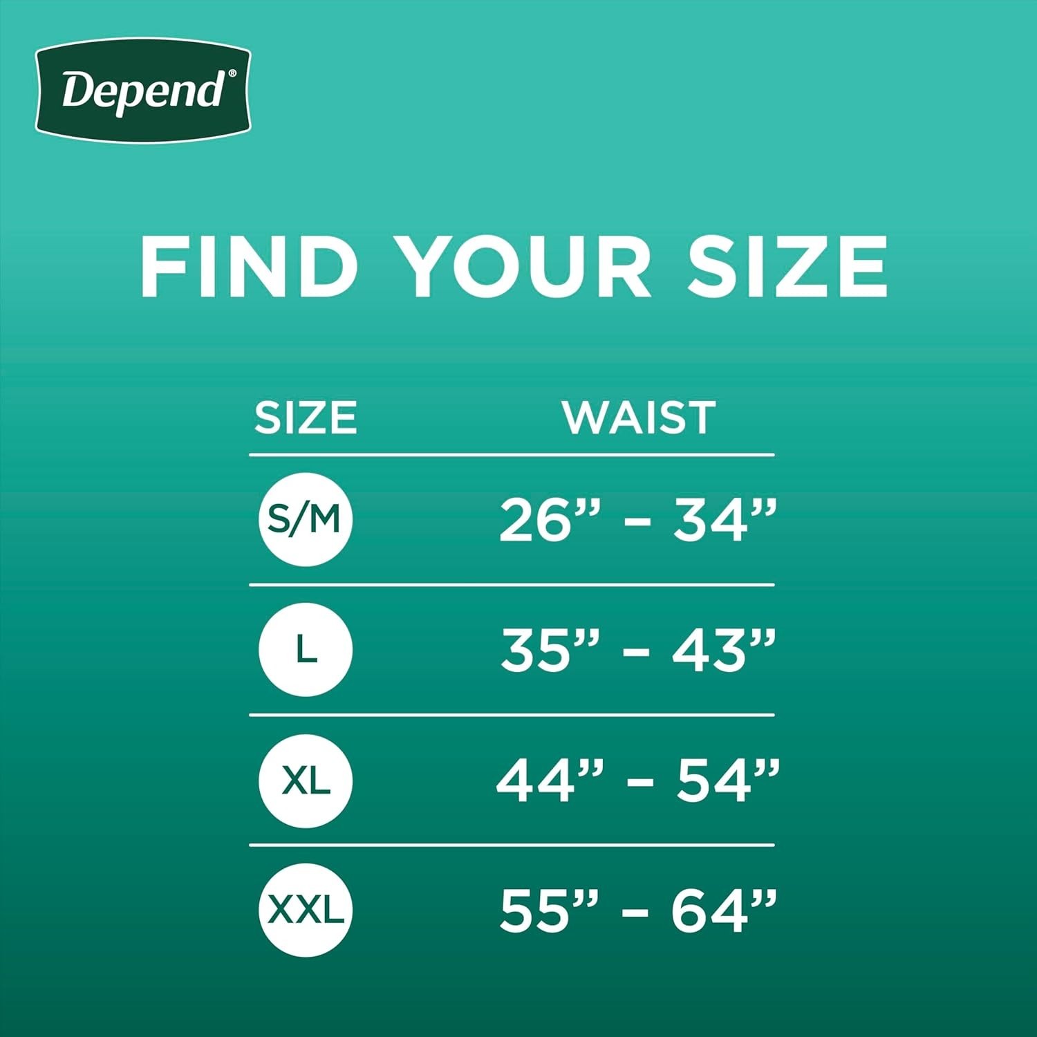 Fresh Protection Adult Diapers for Men – Large, Maximum Absorbency, 17 Count