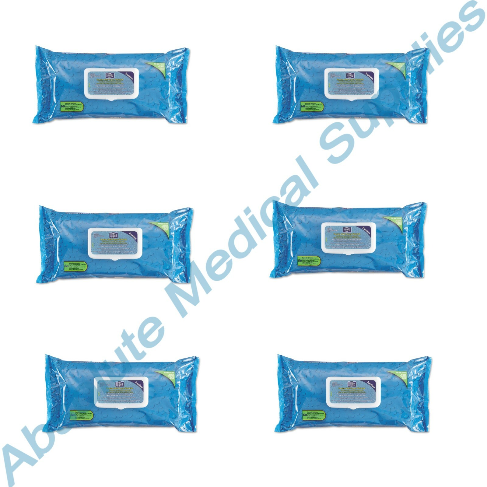 *6-Pack* PDI Hygea Premium Multi-Purpose 9.5″ x 11.5″ Case 360 Washcloths J14143