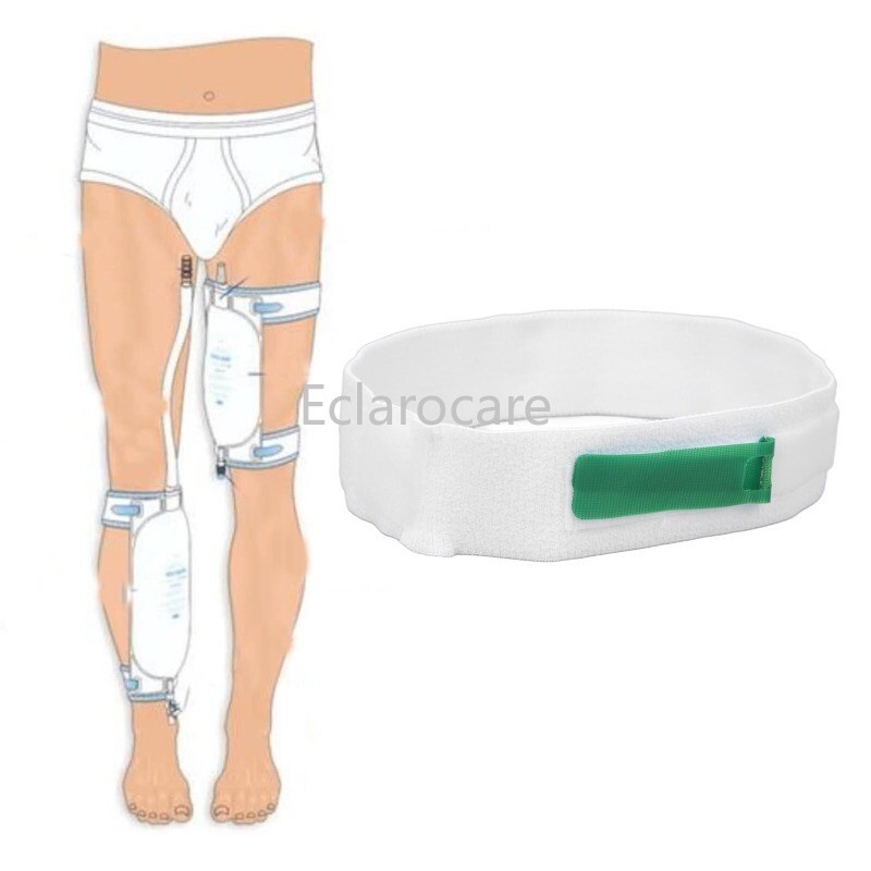 Catheter Leg Bag Holder Stabilization Device Slip Resistant Adjustable Urina