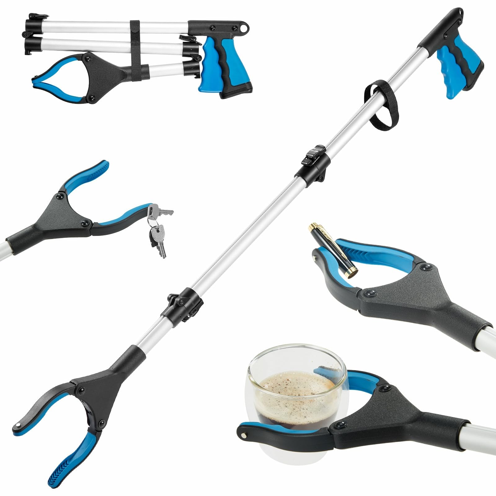 Jmlxiaoya Upgraded 36 – inch Grabber Reacher Tool, Grabbers for Seniors, Tras…