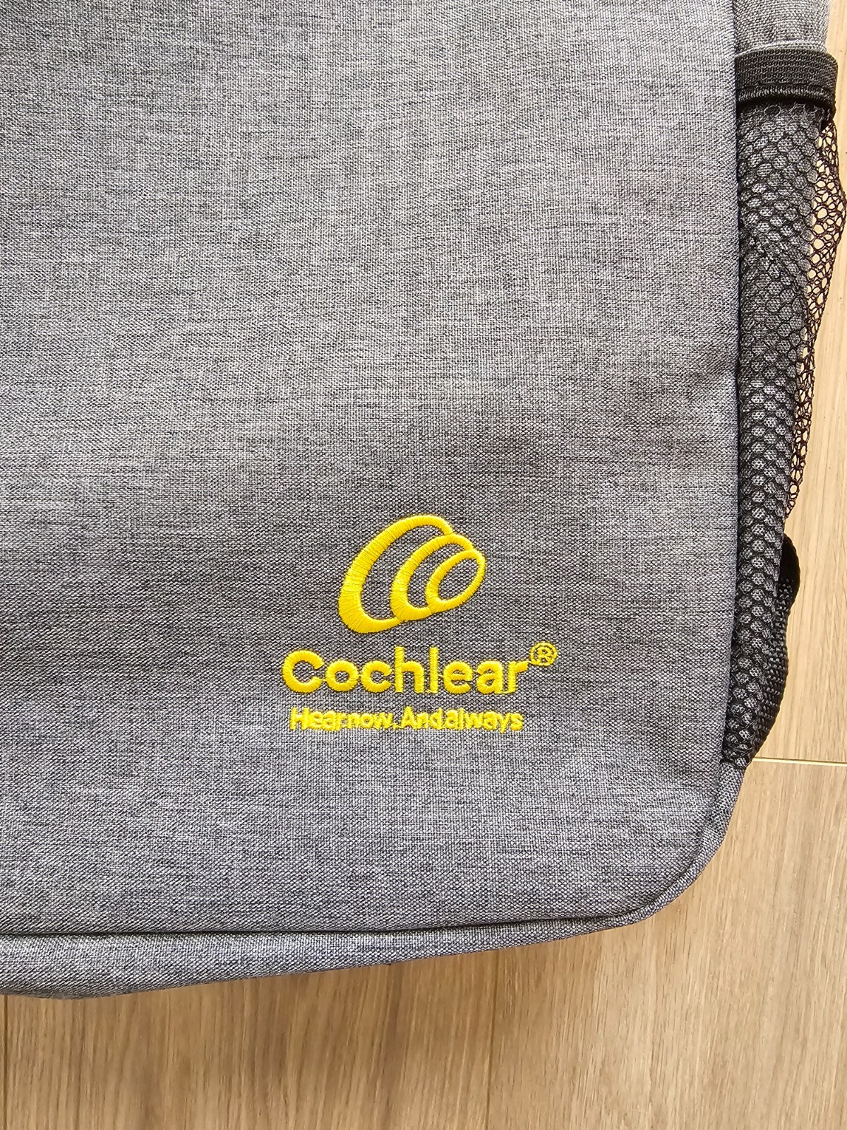 Cochlear Implant Recipient Grey Storage Backpack – 24 Litre Capacity – Brand New