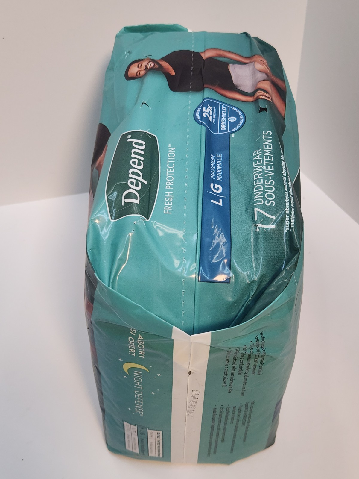 Depend Fresh Protection Disposable Underwear, Men’s Large, 17 Pairs