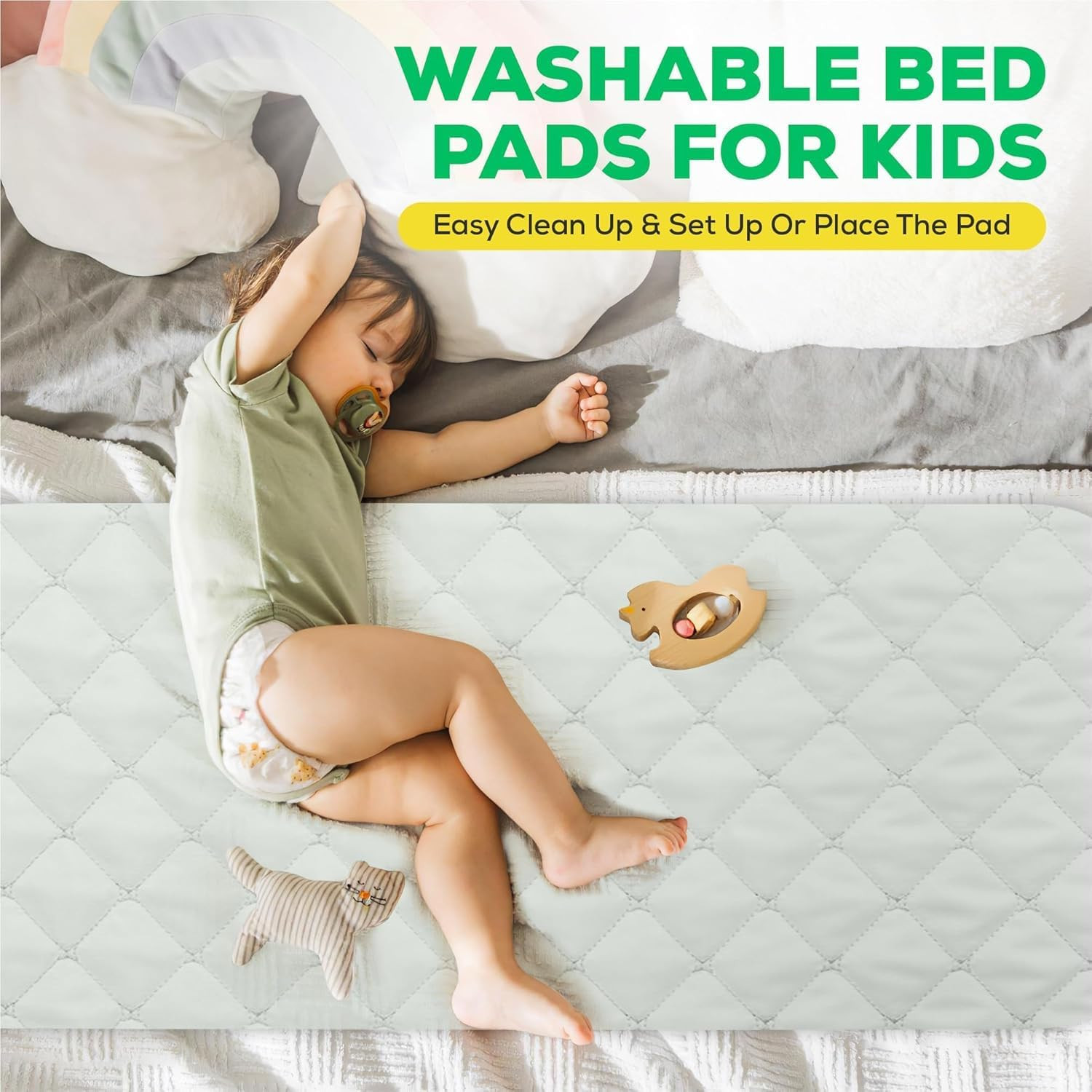 2 x Bed Pads Washable Waterproof Quilted Premium Quality Waterproof Mattress …