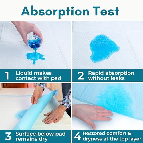 30 Heavy Duty 24 x 36 Ultra Absorbent Bed Pads by Nurture | Waterproof Dispos…