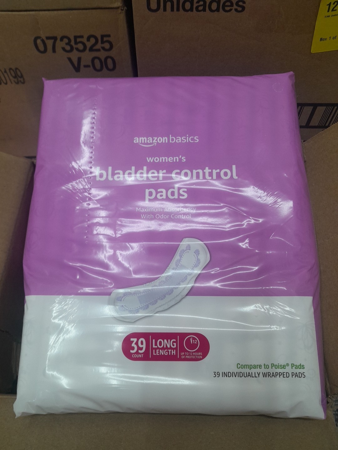 78 Incontinence & Postpartum Bladder Control Pads For Women, Compare To Poise