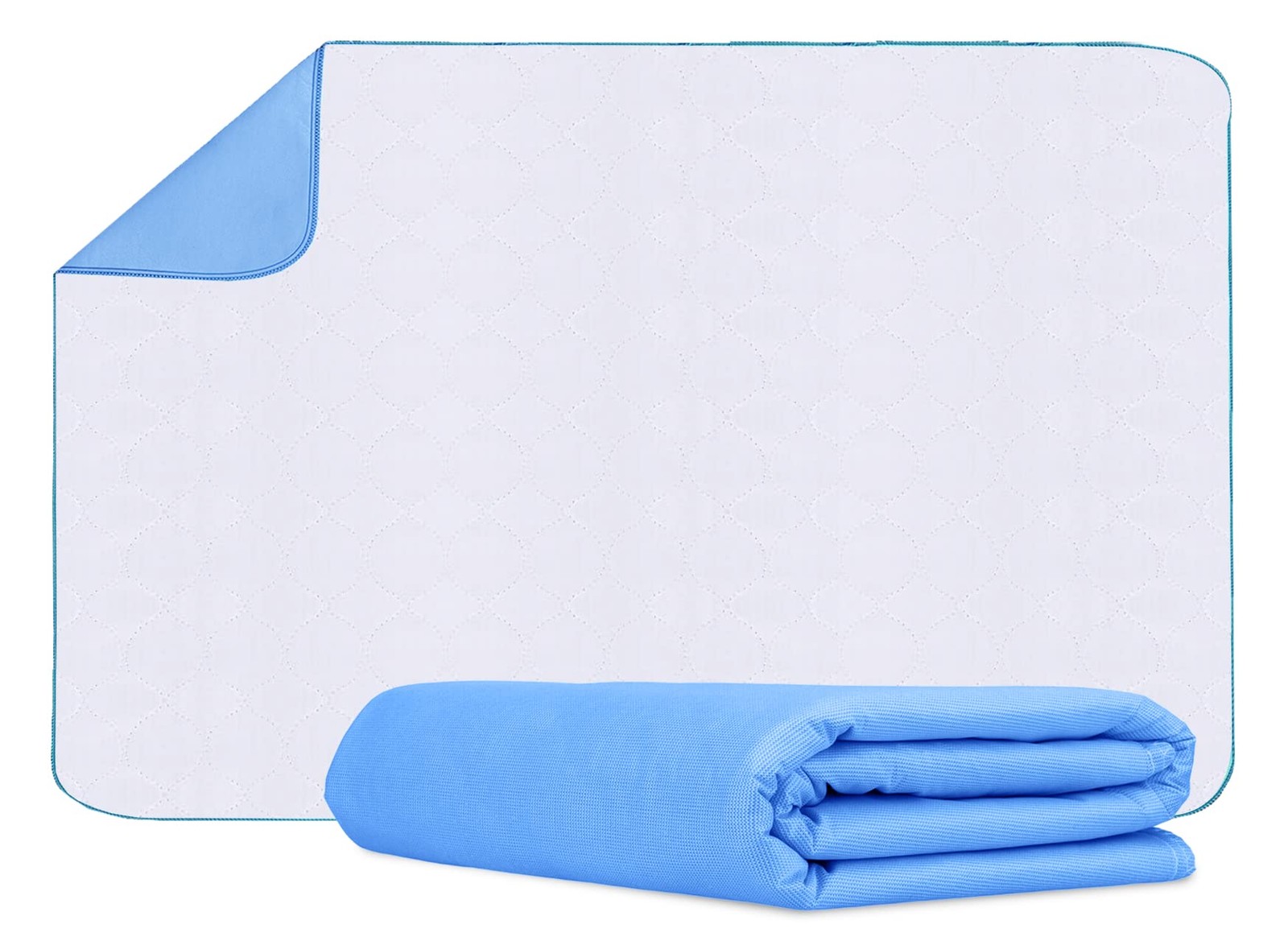 Washable Waterproof Incontinence Bed Pads 34×52 Inch Reusable Underpad Adults