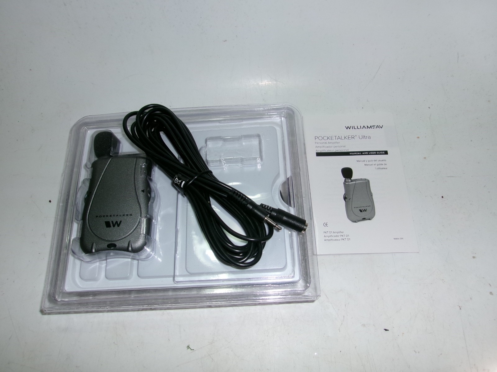 Williams Sound Pocketalker Ultra PKT D1 EH Personal Amplifier