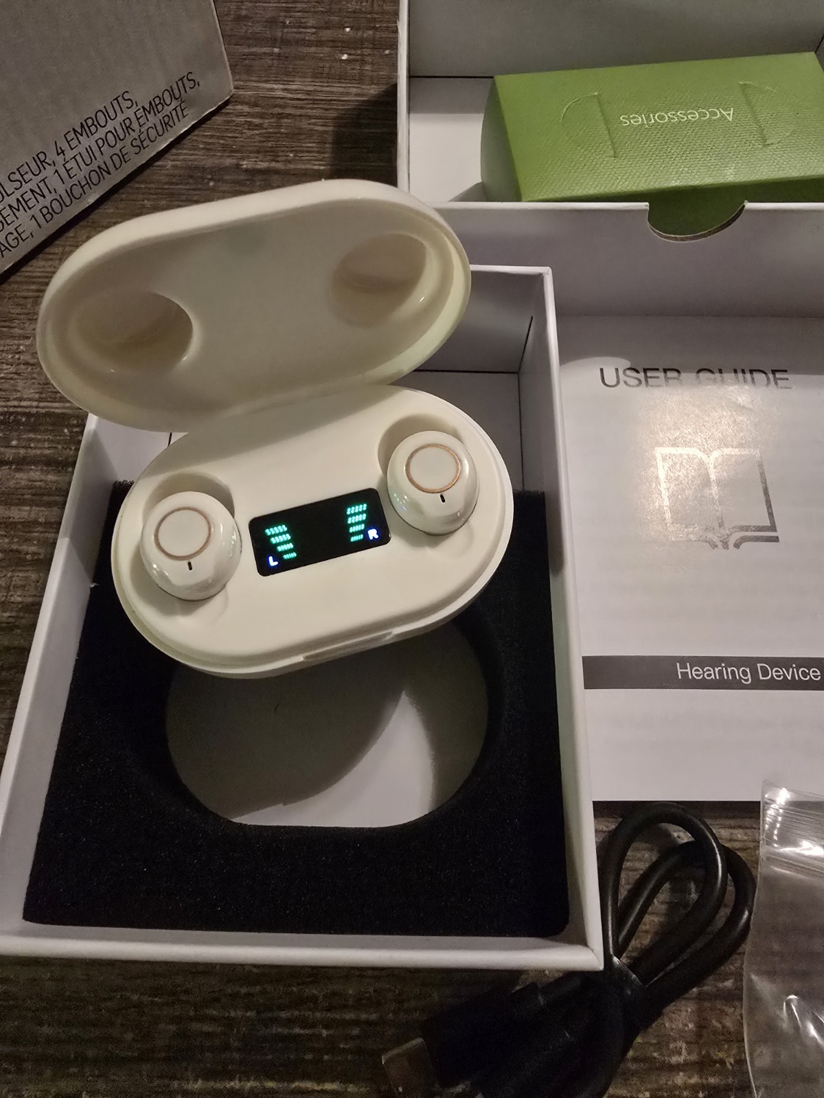 In-Ear Hearing Amplifiers w/ Volume Control for Seniors, Hearing Aids