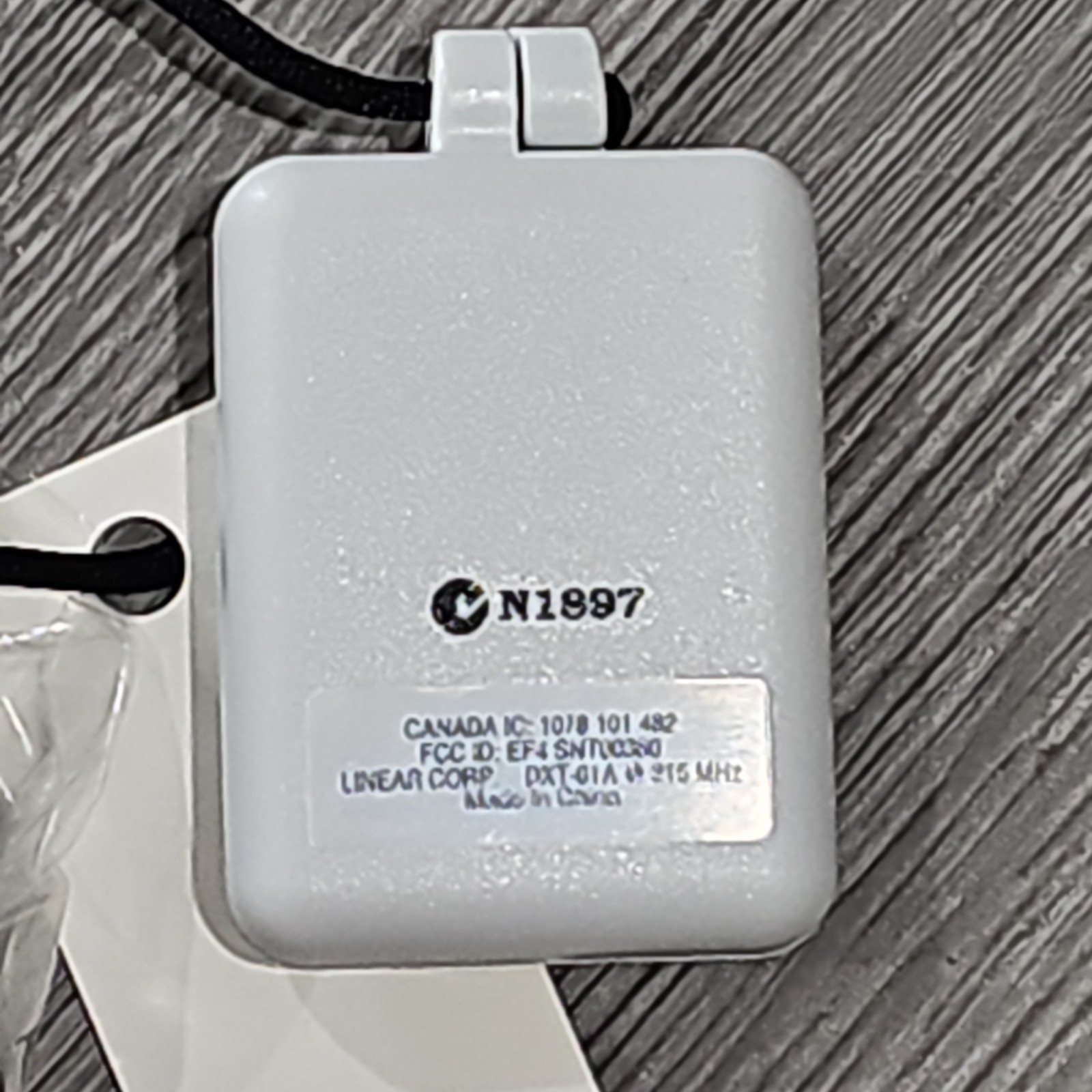 Linear DXT-61A 1-Channel Pendant Transmitter