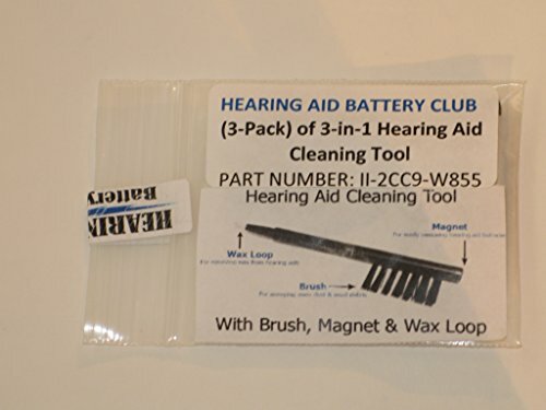 3-in-1 Hearing Aid Cleaning Tool – 3 Pack