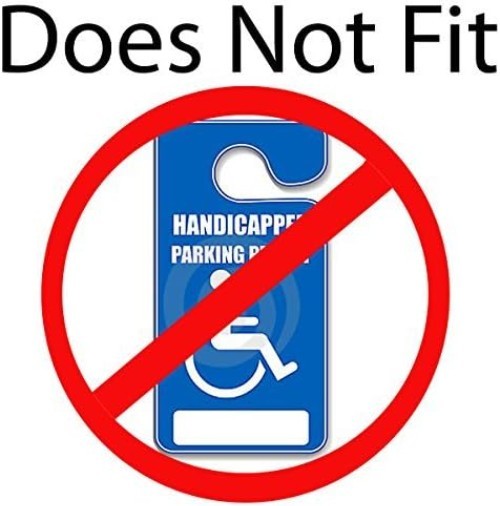 Clear Parking Permit Holder for Small Stickers – 5 Pack