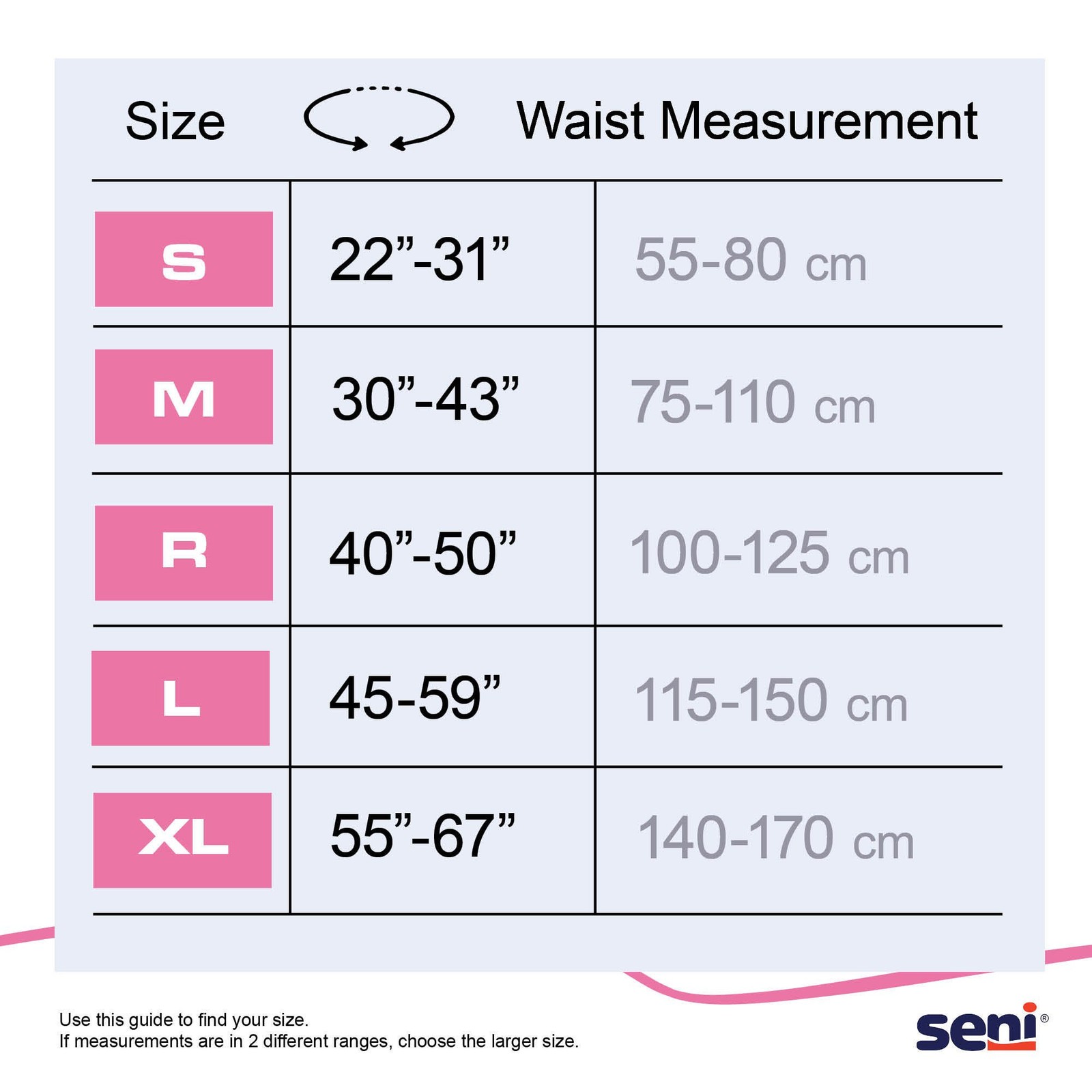 Seni Incontinence Brief Breathable / Overnight S-SM12-BQ1 Severe 12 Ct