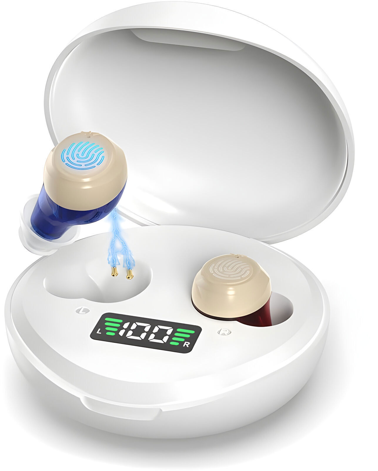 Rechargeable Hearing Aids For Seniors Adults With Noise Cancelling Digital OTC