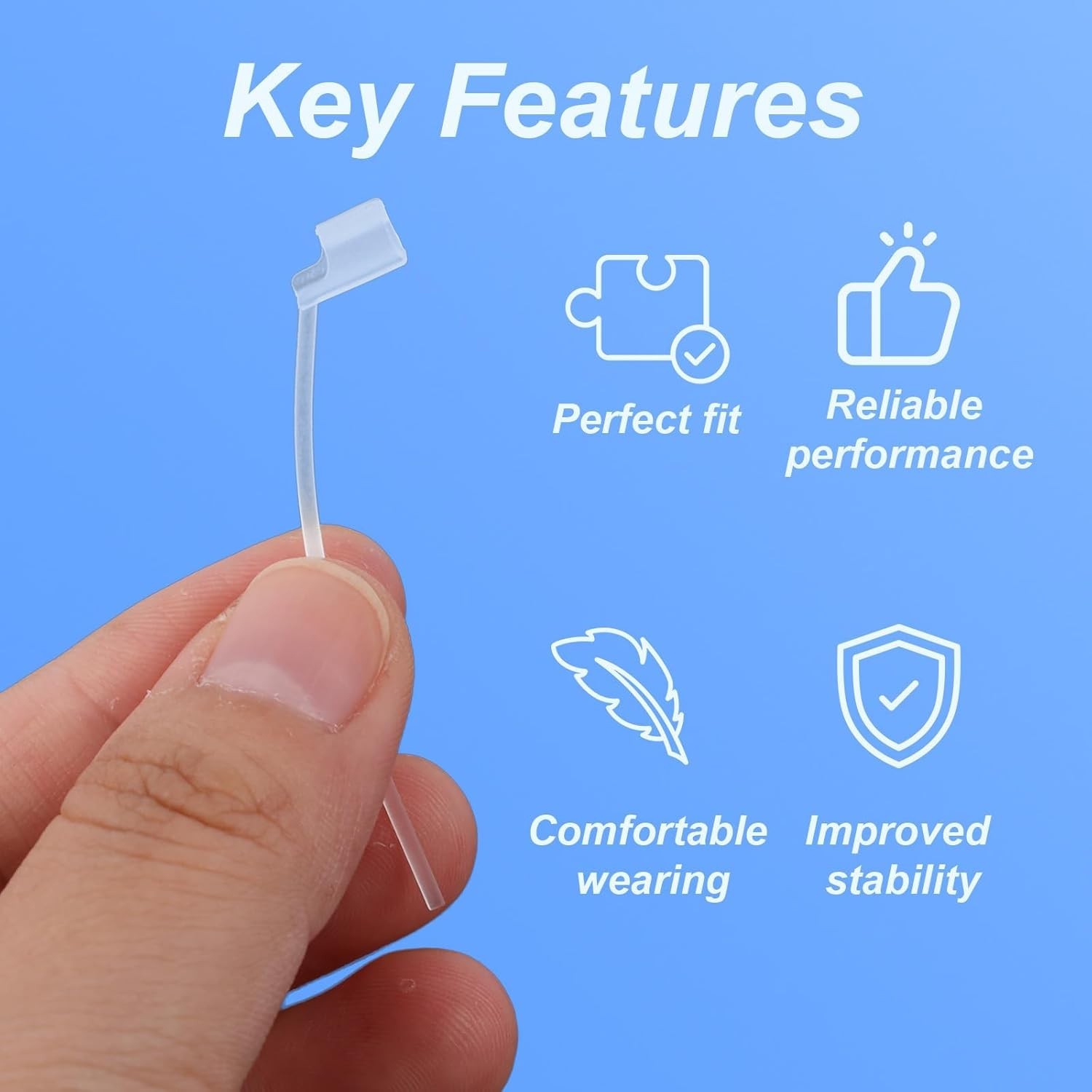 4 Pack Hearing Aid Secure Fit Lock for Oticon 85dB – Sport & Exercise Retenti…