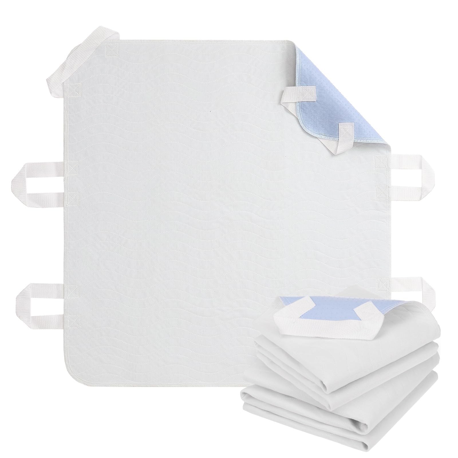 ® Positioning Bed Pads with Handles 34″ x 36″ (Pack of 2) Incontinence Washab…