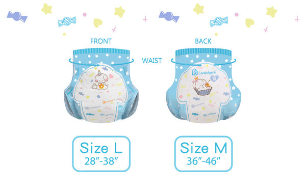 *2 PC* LandofGenie Puppy Sweet Bakery Adult diaper sampler