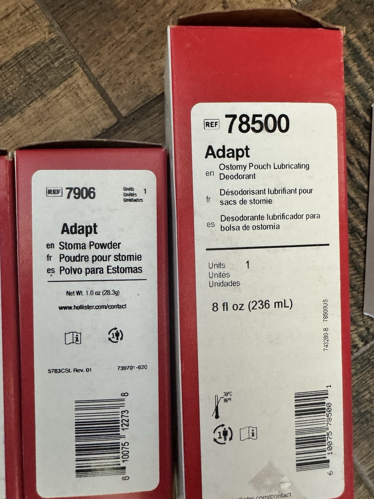 Hollister Adapt Ostomy: 7300,7906,78500,8805,79402, Convatec Powder 025510 Exp28